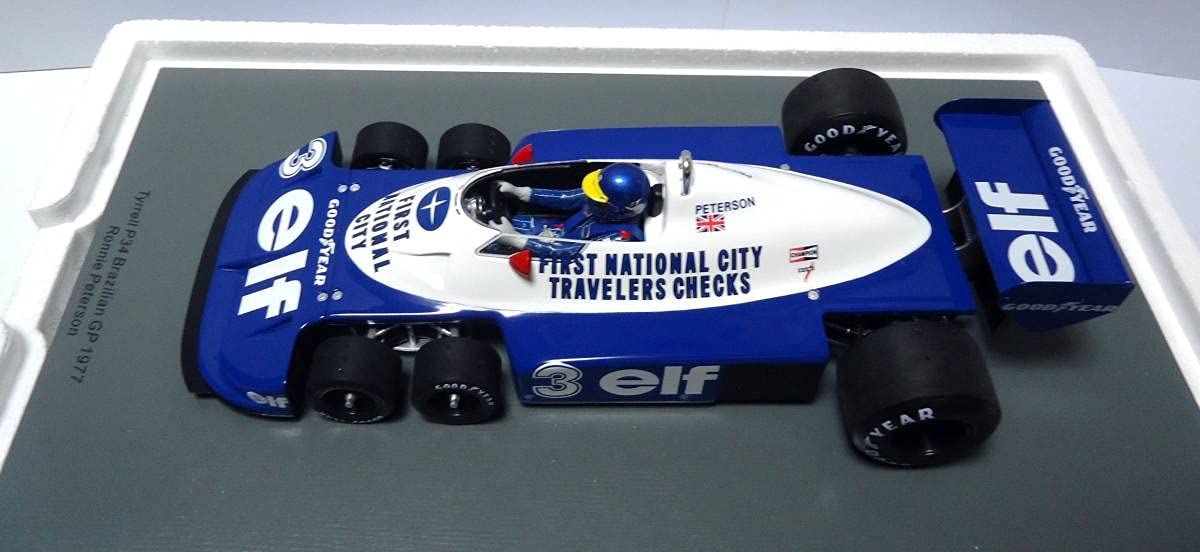 Amazon.co.jp: Spark 1/18 Tyrrell P34 1977 F1 Brazilian GP #3